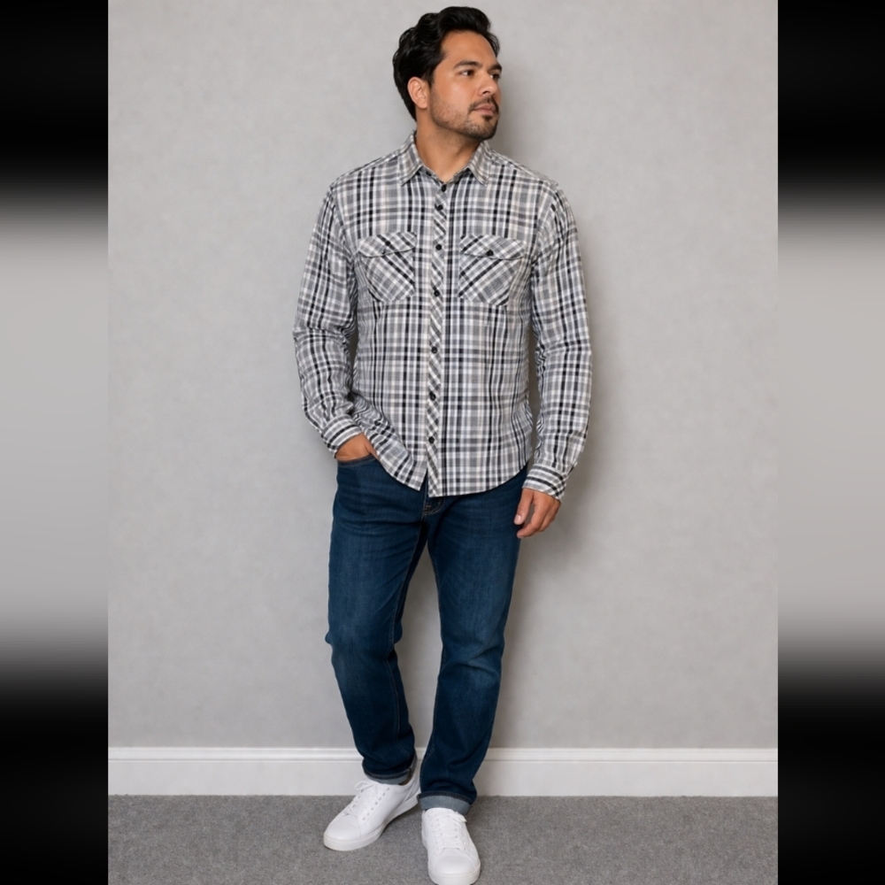 EXPRESS Men's Button Up Shirt Small
